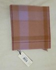 Tartan Blanket Co 100  Lambswool Scarf In Lilac Modern Check Brand New
