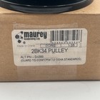 Maurey 2bk34 Pulley 2 Groove 1 3 8    Bore Double Groove New Nib V-belt Pulley