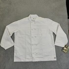 Chef Coat Jacket Mens 2xl Xxl Dickies Cw070304a White   Knot Button New W  Flaws