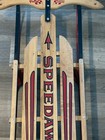 Vintage Paris Speedaway Wood Sled Model 848 Floating Steering Mint Condition