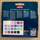 Derwent Inktense Paint Pan Set 24 Half Pans Assorted Colors Brush Ink Art New