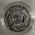2019-p American Legion 100th Anniversary Proof Silver Dollar  1  ogp coa 