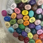 Copic Sketch Markers Lot Of 68 Assorted Colors No Doubles