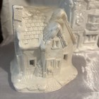 Lot Of 4 Wee Crafts   California Creations Ceramic Buildings Original Packaging