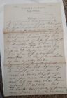 Hand Written Letter From 1873