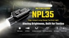 Nitecore Npl35 2000 Lumen Rechargeable Rail Mount Flashlight