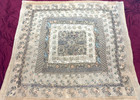 Antique 19th C Turkish Ottoman Embroidery  Finely Embroidered Bohca 33    X 36    