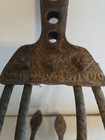 Antique 4 Tine Hand Pull Cultivator Claw Rake Stamped December 26th 1900
