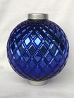     Never Used   Rare Gorgeous Blue Mercury   Quilt   Lightning Rod Ball   Display
