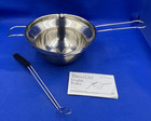 Pampered Chef Double Boiler W dipping Tool  2405     In The Box