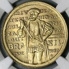 1932 Ngc Ms 65  Brazil 1000 Reis Colonization Da Sousa 56k Coins  22030801c 