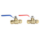 12 Pcs 1 2  Push Fit Ball Valve Hot And Cold With 1 Removing Clip