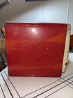 Vintage Mid Century Harvelle Metal Bread Box Floral Keeper Locking Lid Storage
