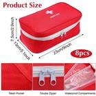 8 Pack Empty First Aid Bag  Emergency 9     5 1     2 9   23    13    7 5 Cm  Red