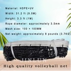 Professional Volleyball Net 9 5m    1m Outdoor Heavy-duty Volleyball Net Hdpe uv