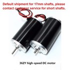 36zy High Torque High Speed Dc Motor 12v 24v Speed Control Silent Small Motor