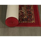 Red Oriental Rug Runner Non-slip No-skid Safety Back Traditional Medallion  2x7