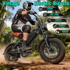 16   Ebike Peak 1200w Off-road Bike 28mph Electric Bike E-mountain Bike Adults