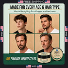 Smooth Viking Medium Hold   High Shine Pomade - Water Based Hair Cream