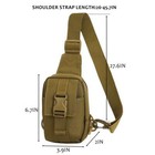 Men Small Chest Bag Pack Travel Sport Shoulder Sling Cross Body Outdoor Backpack