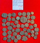 T132 Lot Of 50  Bronze  Ancient Roman Coins 3rd - 4th Century