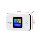 Unlocked Lte 5g Wireless Wifi Router Mobile Broadband Mifi Lcd Hotspot 3000 Mah