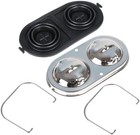 Munirater Master Cylinder Cover Chrome W bails And Gaskets Replacement For 1967-