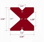 New 12  Press Brake Die 2 36  Square  V Openings  0 25   0 63   1 38  And 1 97 
