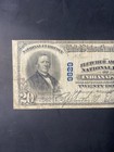1902  20 National Bank Note Fletcher American Nb Indianapolis In Ch  9829 Large 