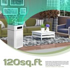 Home Hepa Air Purifier Large Room Air Cleaner For Allergies Smoke Mold Odor Dust