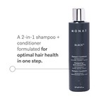Monat Black Shampoo   Conditioner - Mens Shampoo And Conditioner 2 In 1 Black   
