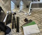 Photography Studio Lighting Kit  Soft-box  Reflectors  Backdrops