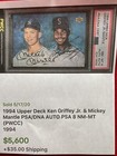 1994 Upper Deck Baseball Pack Mickey Mantle Ken Griffey Jr Autographs  5000      