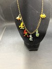 Disney 1940   s Pinocchio Celluloid Characters Child   s Necklace