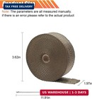 1 97   X 16 Ft Car Exhaust Heat Wrap Roll  Lava Fiber Heat Shield Pipe Insulatio