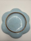 Vintage Enamel On Copper Peacock Trinket Dish Soap Vibrant Colorful