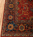 Antique Persiean Vintage Red Oushak Rugs Hand Knotted Home Decor Large Area Rugs