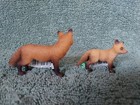 Retired Schleich Red Fox   Red Fox Kit - Both With Tags - Ships Free 