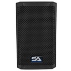 Powered 8  500 Watt Pa  dj Speaker Bluetooth  Dsp  Built In Mixer   Class D Amp