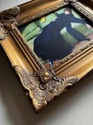 Framed Vintage Giclee Decadent Young Woman After The Dance 