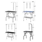 Uimoso 32 36 46 Inch Pet Grooming Table Foldable With Clamp   Arms For Dog Cat