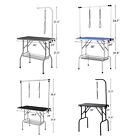 Vevor 36  46   Pet Dog Grooming Table W  Clamp X Arms Foldable Adjustable Height