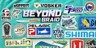 40  - Different   Authentic - Sport Fishing Decals Lot - Offshore Vinyl Stickers