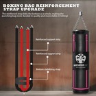 4ft Punching Bag Set For Adults Mma Boxing Training Heavy Kickboxing Bag Unfille