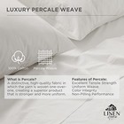 100  Cotton Percale Weave Fitted Sheet  Twin Size  White  1 Deep Pocket