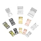 Metal 10mm 15mm 20mm 25mm Side Release Buckle Clasp For Paracord Bracelet