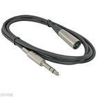 15 Ft Foot Feet 1 4  Plug Balanced Trs To 3pin Xlr Male Audio Patch Cable Cord