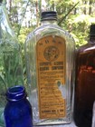 Lot Of 9 Vintage   Antique Glass Bottles  Various Sizes