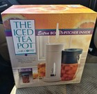 The Iced Tea Pot By Mr  Coffee Model Tm1p Blue Extra Pitcher 2 Quart 1995 Nib