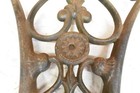 Cast Iron Legs A h  Andrews Chicago Sewing Machine Legs Vintage End Table Decor